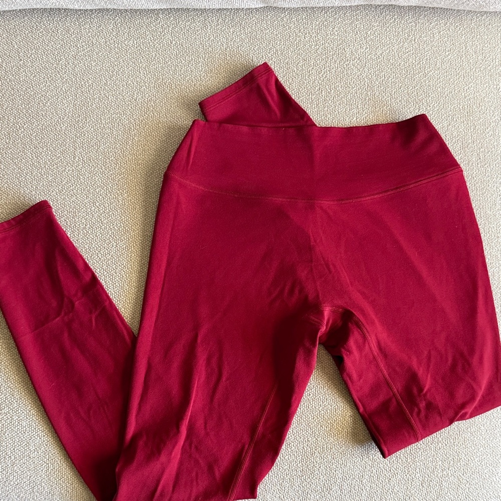 Oner Active Burgundy High-Waist Leggings